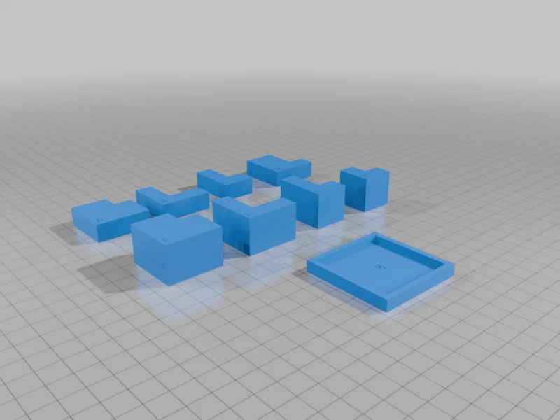 Khối Lập Phương 8 Mảnh (8 L Piece Cube Puzzle) - Image 3