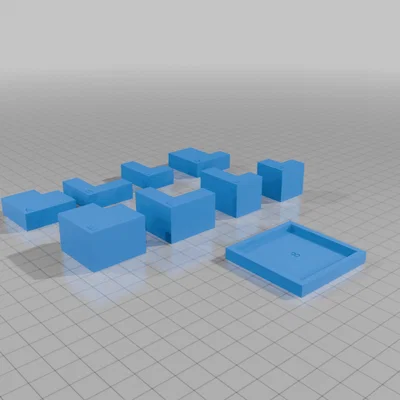Khối Lập Phương 8 Mảnh (8 L Piece Cube Puzzle)