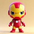Mô hình 3D Iron Man phong cách Chibi đáng yêu để bàn - Thumbnail 1