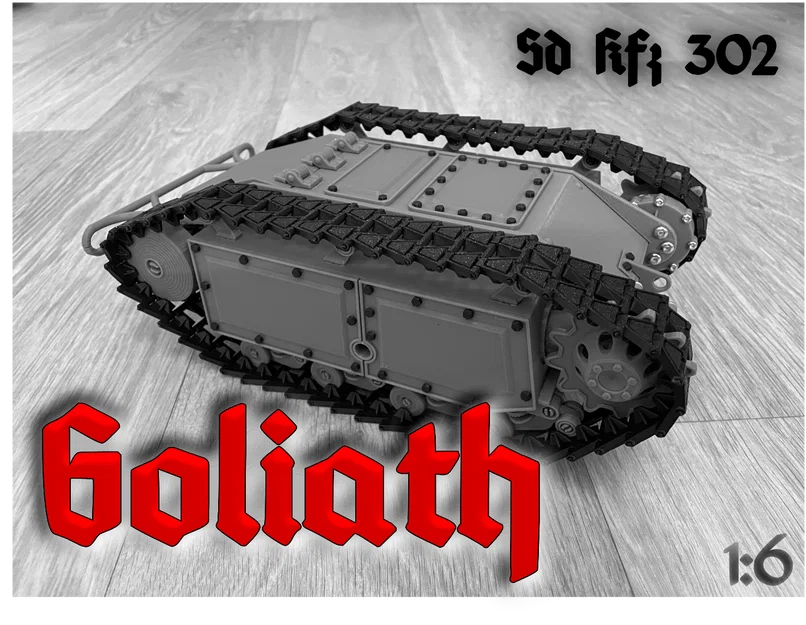 Mô hình xe tăng tự hành Goliath (Sd.kfz 302) tỉ lệ 1:6 - Image 1