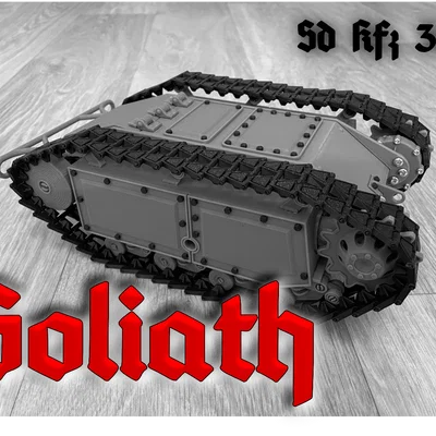 Mô hình xe tăng tự hành Goliath (Sd.kfz 302) tỉ lệ 1:6