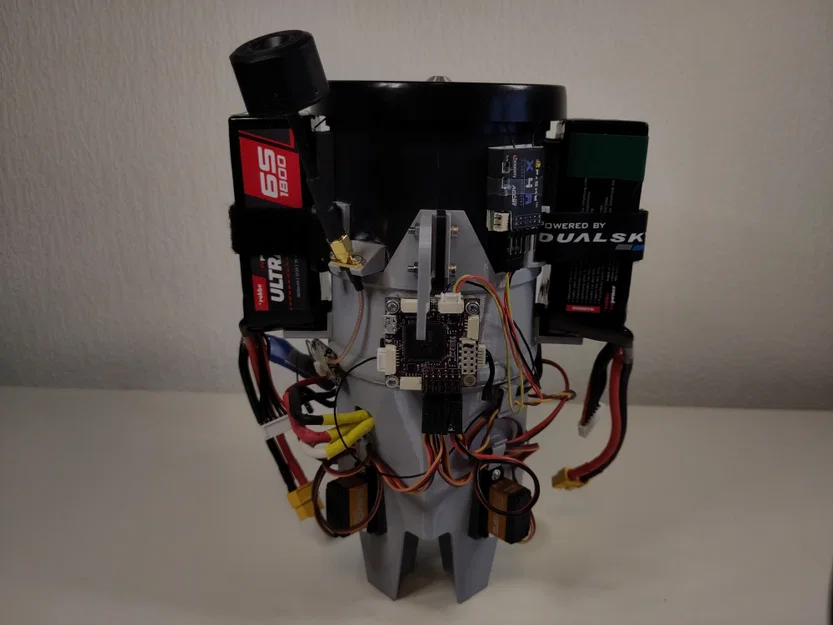 Drone quạt ống điều hướng lực đẩy (Ducted fan thrust vectoring drone) - Image 2