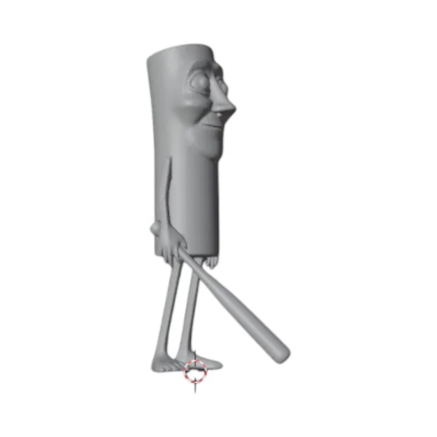 Mô hình 3D Tung Tung Sahur Meme STL – Nhân vật viral TikTok, bản in AI độc lạ - Image 2