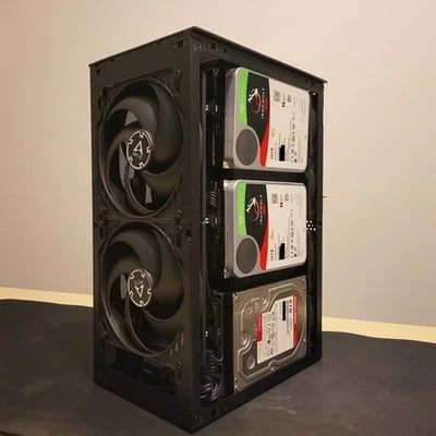 Bộ khung gắn 9 ổ cứng HDD cho case SSUPD Meshlicious (NAS/UNRAID)