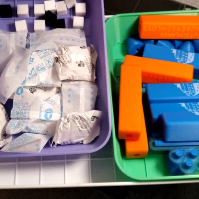 Khay/Tô đơn giản, 2 kích thước, có thể xếp chồng; kèm file FreeCAD, không cần support