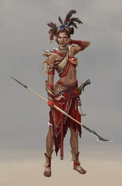 Mô hình 3D nữ chiến binh Huntress dũng mãnh để in ấn - Image 2