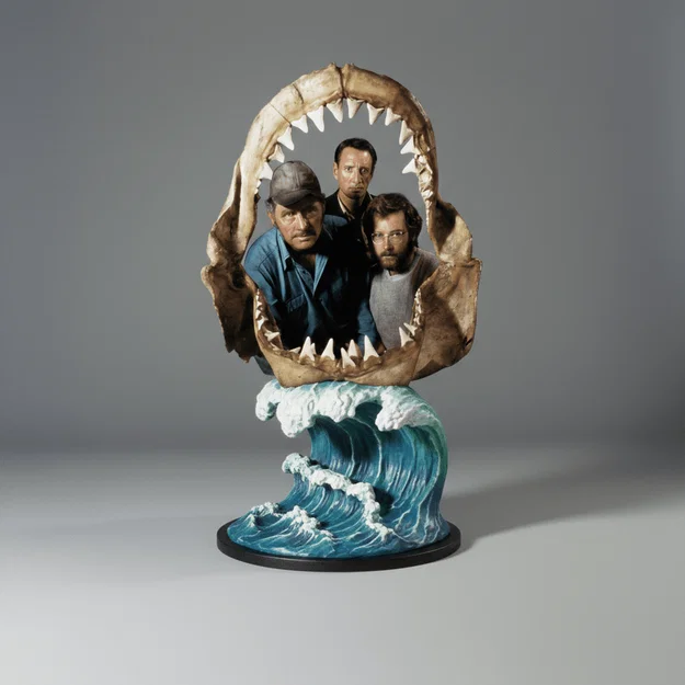 Mô hình 3D Jaws 1975 - Tác phẩm kinh điển trang trí cực chất - Image 1
