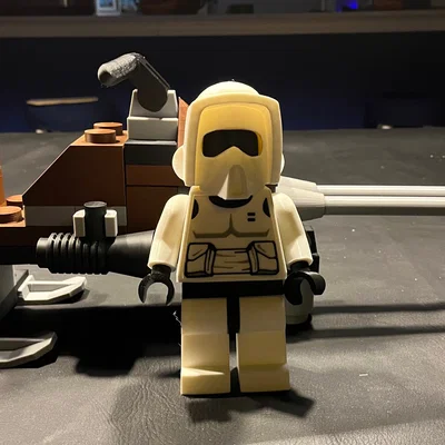 Mô hình Speeder Bike và Scout Trooper cỡ lớn (Tỷ lệ 5:1)