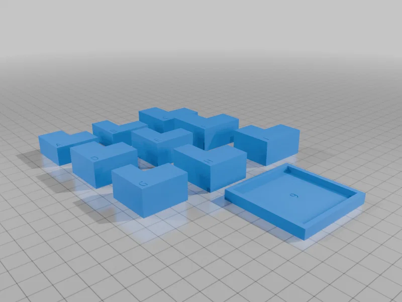 Bộ xếp hình khối lập phương 9 mảnh - Image 2