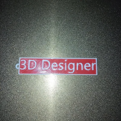 Móc khóa 3D Designer ấn tượng dành cho dân chơi in 3D