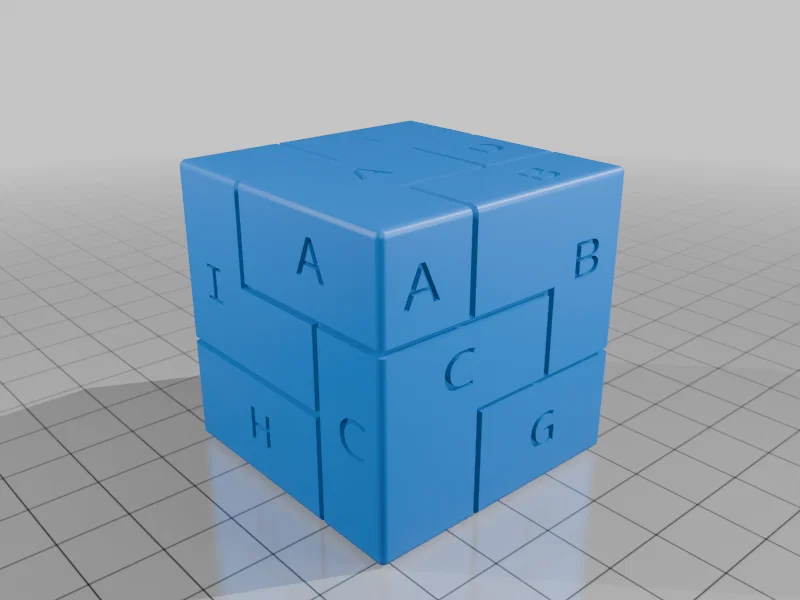 Bộ xếp hình khối lập phương 9 mảnh - Image 4