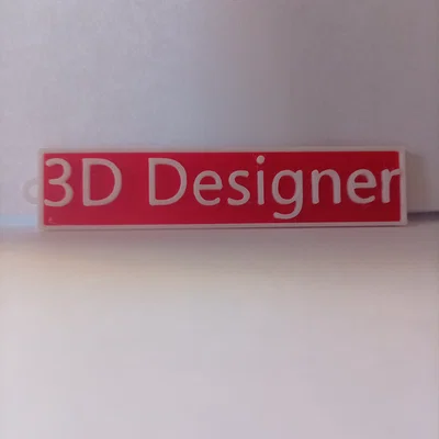Móc khóa 3D Designer ấn tượng dành cho dân chơi in 3D