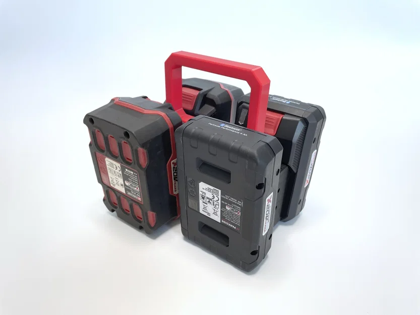 Giá đỡ 4 viên pin Parkside X20V - Image 4