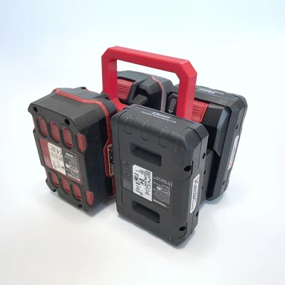 Giá đỡ 4 viên pin Parkside X20V