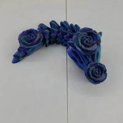Móc khóa Rồng Xương Hoa Hồng (Rose Bone Dragon Keychain)