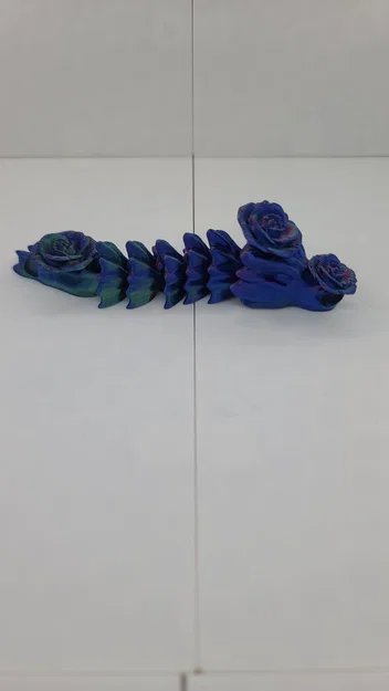 Móc khóa Rồng Xương Hoa Hồng (Rose Bone Dragon Keychain) - Image 2