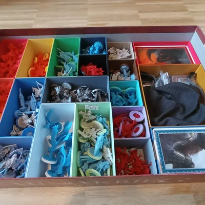 Bộ khay đựng War of the Ring 2nd edition và tất cả bản mở rộng + đế mô hình