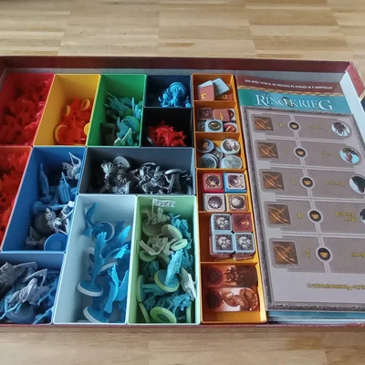 Bộ khay đựng War of the Ring 2nd edition và tất cả bản mở rộng + đế mô hình