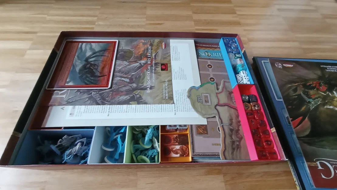 Bộ khay đựng War of the Ring 2nd edition và tất cả bản mở rộng + đế mô hình - Image 3