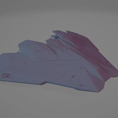 Mô hình tàu vũ trụ Cobra Mk V từ Elite Dangerous (File in 3D)