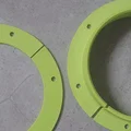Ngàm gắn quạt thông gió 125mm - Dùng cho buồng phun sơn DIY - Thumbnail 2