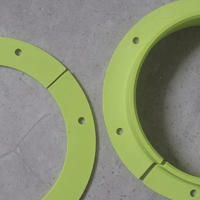 Ngàm gắn quạt thông gió 125mm - Dùng cho buồng phun sơn DIY