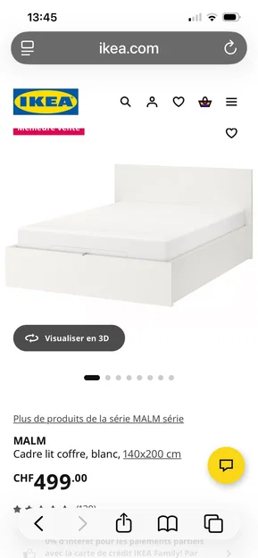 Kẹp giữ ống CPAP cho giường IKEA MALM - Image 3
