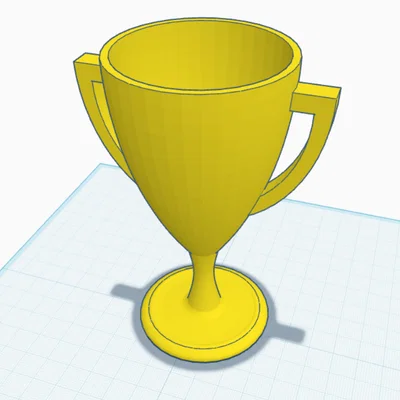 Mô hình chiếc cúp (Trophy) 3D sang trọng - Tự in tại nhà