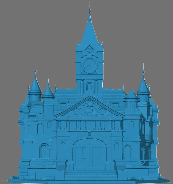 Tòa thị chính (Human Townhall) - Phụ kiện mô hình thị trấn - Image 1