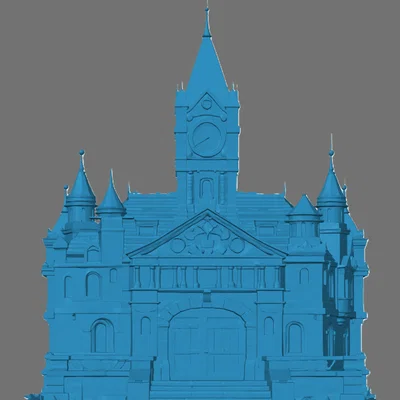 Tòa thị chính (Human Townhall) - Phụ kiện mô hình thị trấn