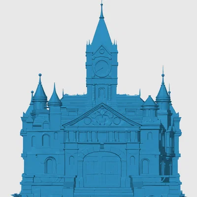 Tòa thị chính (Human Townhall) - Phụ kiện mô hình thị trấn