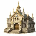 Tòa thị chính (Human Townhall) - Phụ kiện mô hình thị trấn - Thumbnail 4