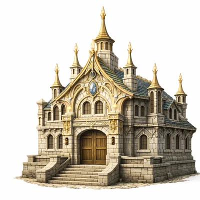 Tòa thị chính (Human Townhall) - Phụ kiện mô hình thị trấn