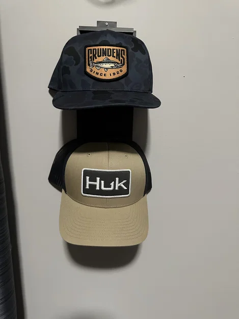 Giá treo nón gắn tường 3D thông minh - Sắp xếp gọn gàng 2 nón - Image 2