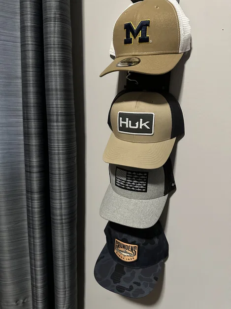 Giá treo nón gắn tường 3D thông minh - Sắp xếp gọn gàng 2 nón - Image 5