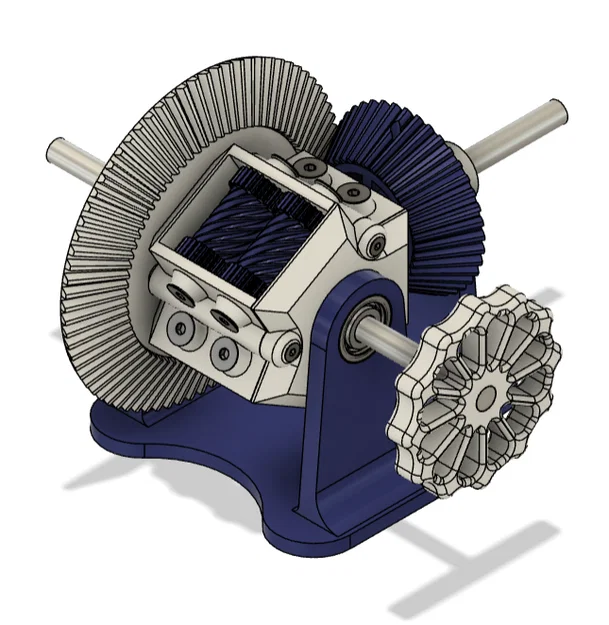 Vi sai Torsen - Bộ vi sai chống trượt in 3D - Image 2