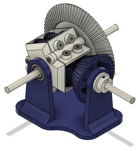Vi sai Torsen - Bộ vi sai chống trượt in 3D - Image 3