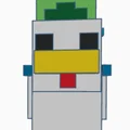 Mô hình 3D Chicken Jockey - Zombies cưỡi Gà Minecraft siêu ngầu - Thumbnail 3