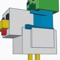 Mô hình 3D Chicken Jockey - Zombies cưỡi Gà Minecraft siêu ngầu - Thumbnail 5