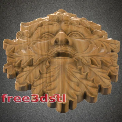 Mô hình 3D STL Green Man (MIỄN PHÍ)