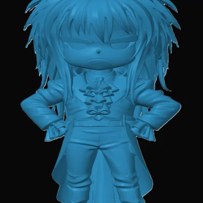 Mô hình Jareth the Goblin King Chibi - File in 3D độc đáo