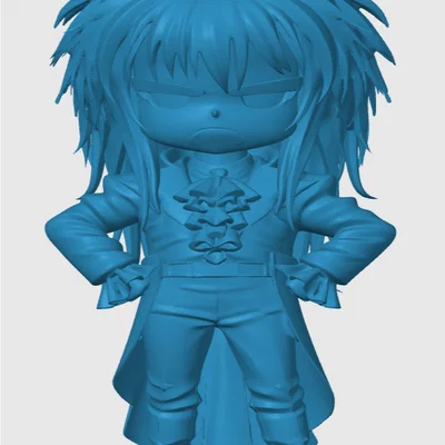 Mô hình Jareth the Goblin King Chibi - File in 3D độc đáo
