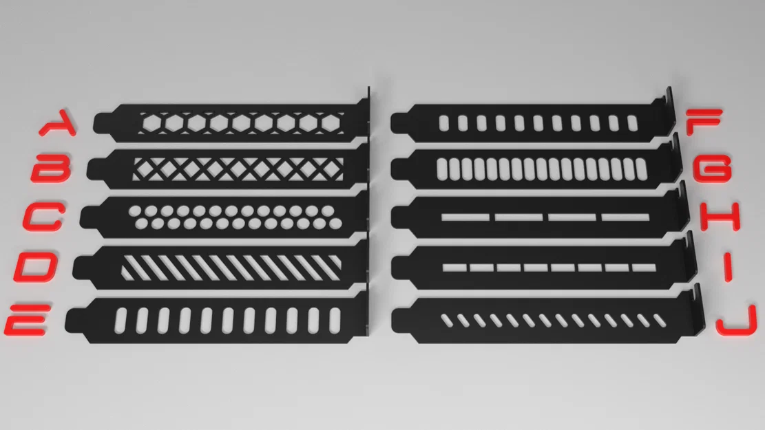 Bộ 10 Mẫu Nắp Đậy Khe PCI/PCI-E Độc Đáo - Image 2