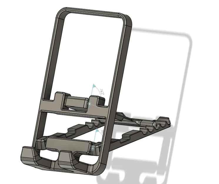 Giá đỡ điện thoại in liền khối (Print in place) - Bản cải tiến nhẹ - Image 1