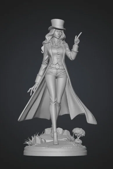 Mô hình 3D Midnight Enchantress - Tượng nhân vật quý cô bí ẩn - Image 1