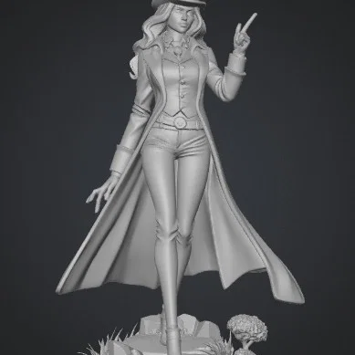 Mô hình 3D Midnight Enchantress - Tượng nhân vật quý cô bí ẩn