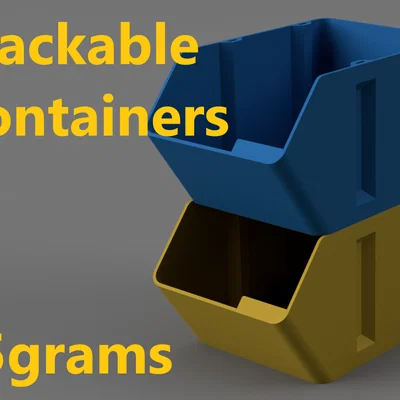Khay Đựng Đồ Lắp Ghép (Stackable Containers) Gọn Gàng Cho Bàn Làm Việc