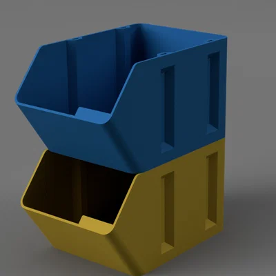 Khay Đựng Đồ Lắp Ghép (Stackable Containers) Gọn Gàng Cho Bàn Làm Việc