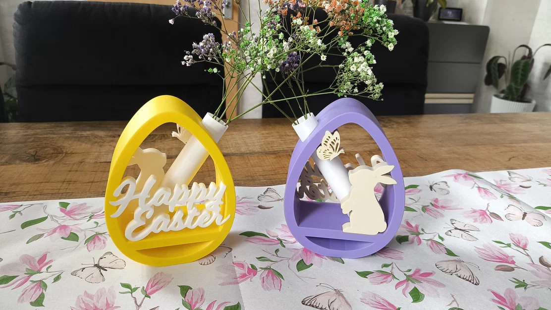 Bình hoa trang trí hình trứng Phục sinh - Image 1