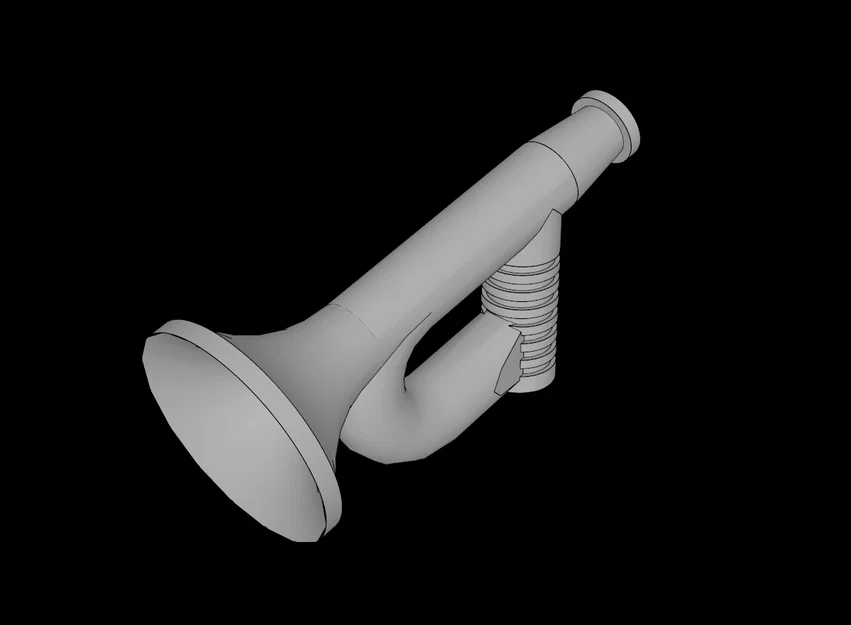 Mô hình kèn Bugle in 3D tương thích với Lego Minifig - Image 1